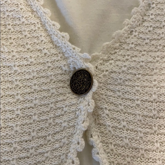 Christopher & Banks Hand Crocheted Cardigan Top - Picture 2 of 8